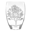 12" Silver Tree of Life Vase